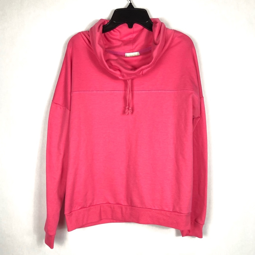 Simply Southern sweatshirt cowl neck pink